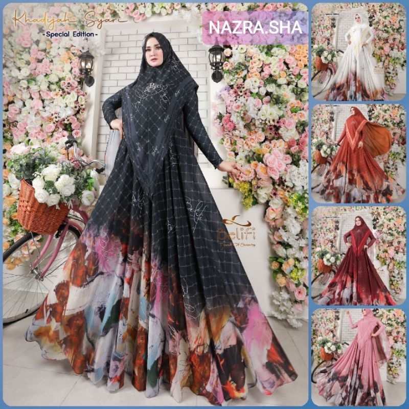 KHADIJAH SYARI VOL 2 Gamis Syari Original By Belifi.