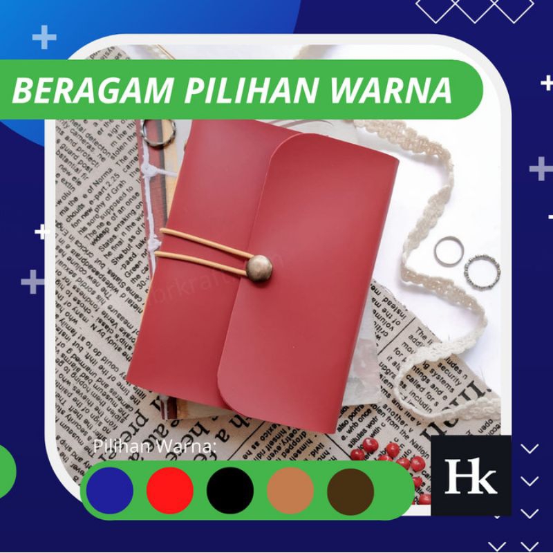 

Buku Jurnal Cover Kulit Hibrkraft - SJP (Madonna Red)