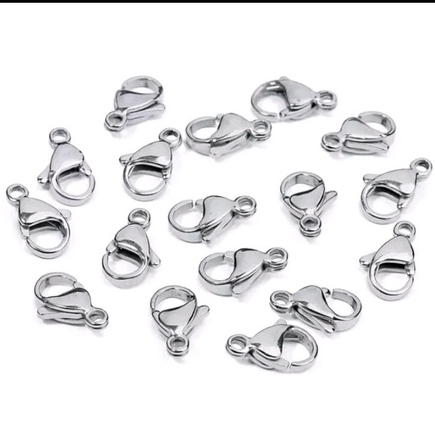 Pengait Kalung Gelang Titanium Stainless Kokot Udang Anti Karat Pengait Masker