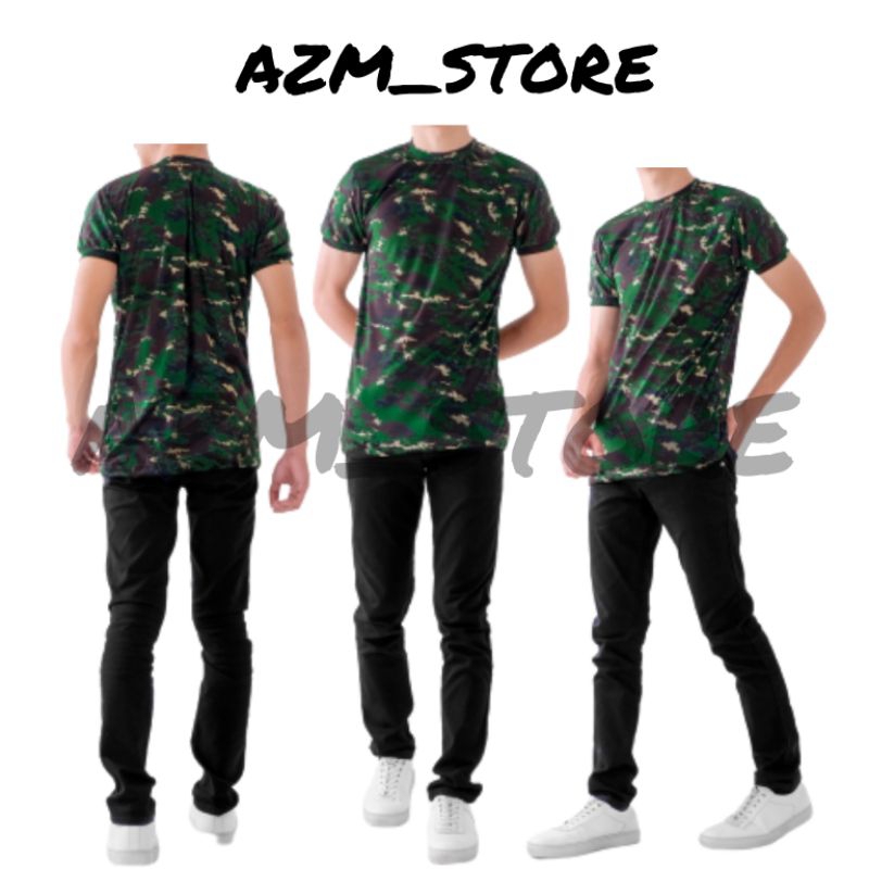 kaos loreng NKRI kaos loreng army NKRI lengan pendek kaos NKRI katun