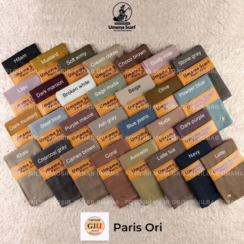 Ready umama paris ori / Jilbab umama paris ori terbaru
