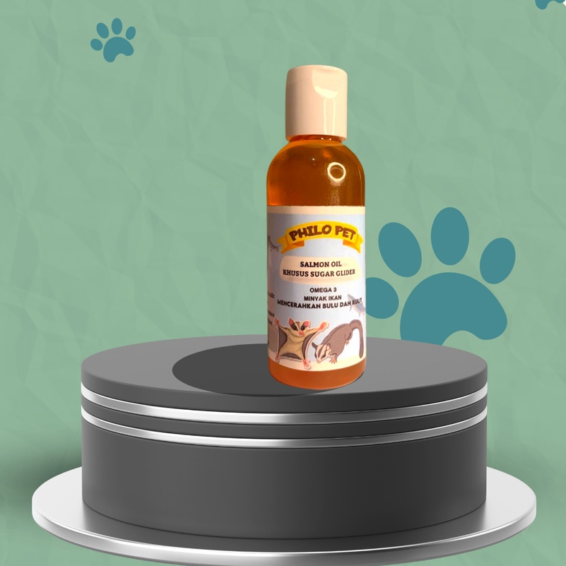 60ml - 250ml - MINYAK IKAN SALMON / SALMON OIL / MINYAK SALMON / MINYAK IKAN / VITAMIN BULU SUGAR GLIDER