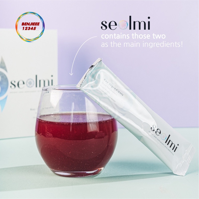 Seolmi ECER 1 SACHET Korean Fiber probiotics drink probiotic weight loss diet detox supplement serat black raspberry sachet hadiah gift korea SEOLMI