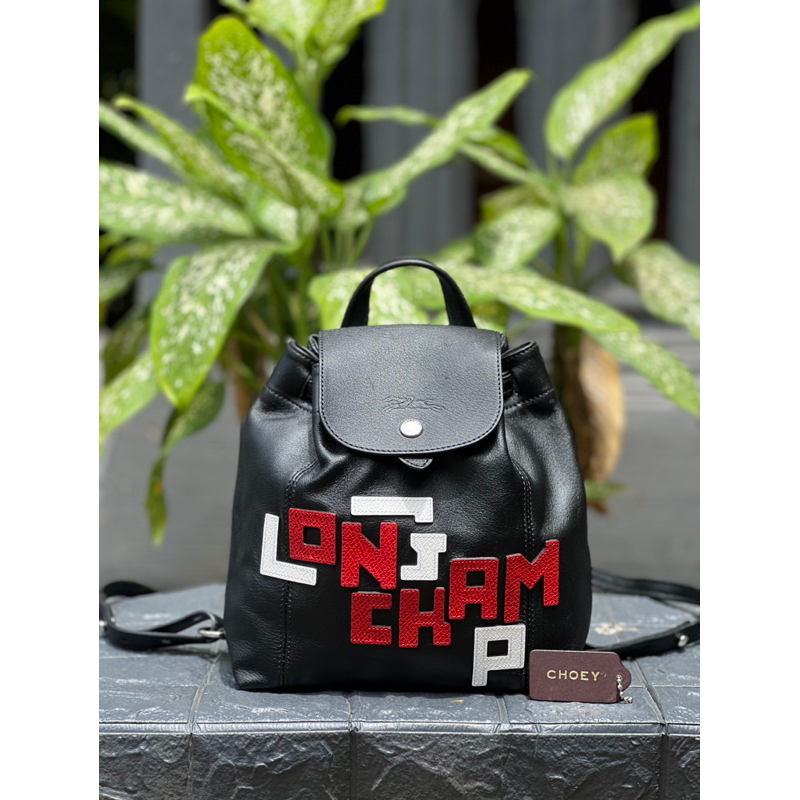 LC Le Pliage Cuir LGP Backpack