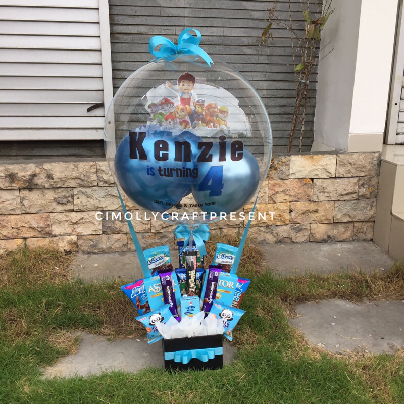 1HARI JADI BLOOM BOX BALON SNACK BUCKET BALON JOGJA BALON BLOOM