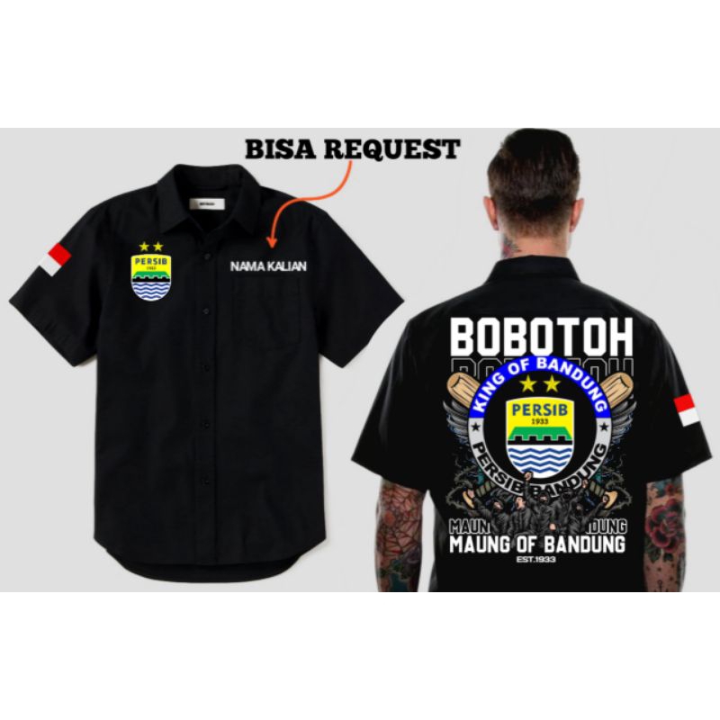 Baju Persib Bandung Atribut Persib Bandung Kemeja Pria