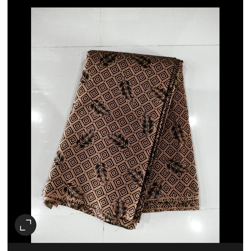 kain batik printing/ batik MJ marah jaya motif *Bulu / bahan batik / bahan baju/kain meteran/batik p