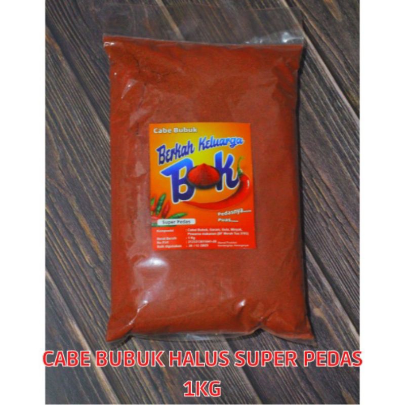 

cabe bubuk halus super pedas