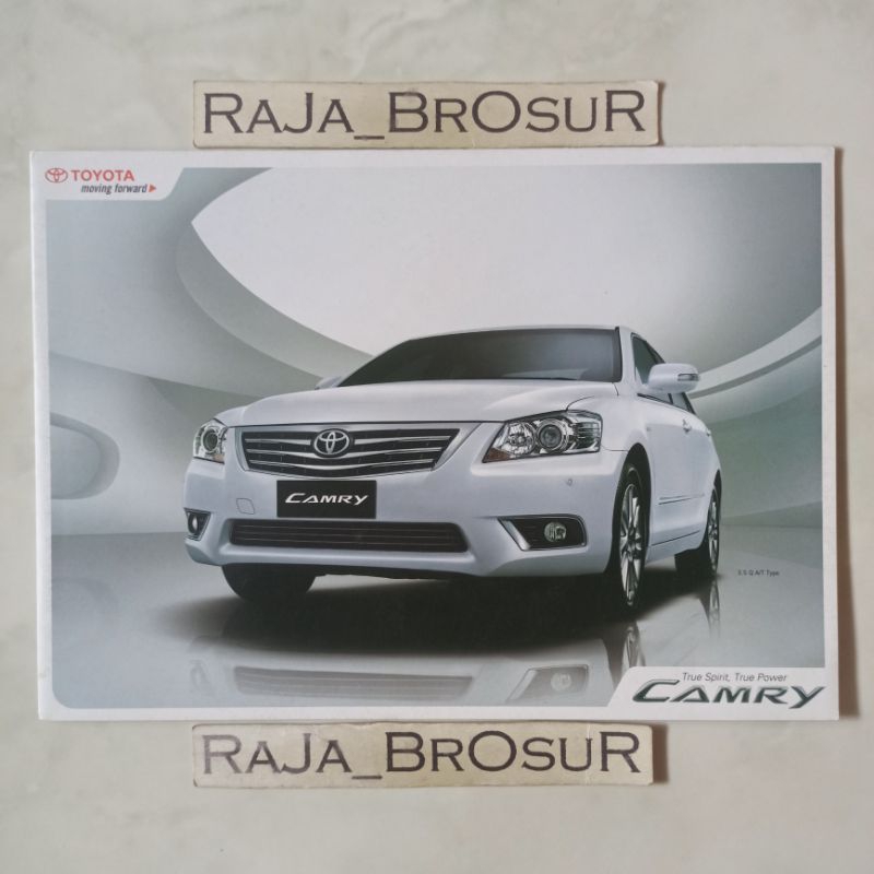 Poster brosur katalog leaflet Toyota Camry XV40 2011