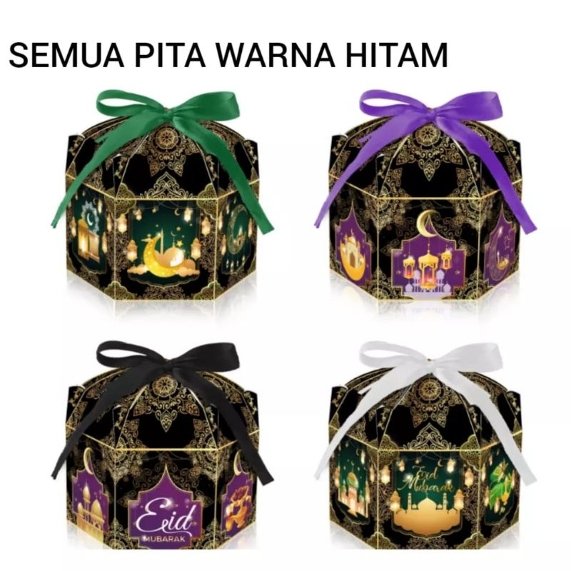 

(GB87) Gift box/Kotak kubah segi enam