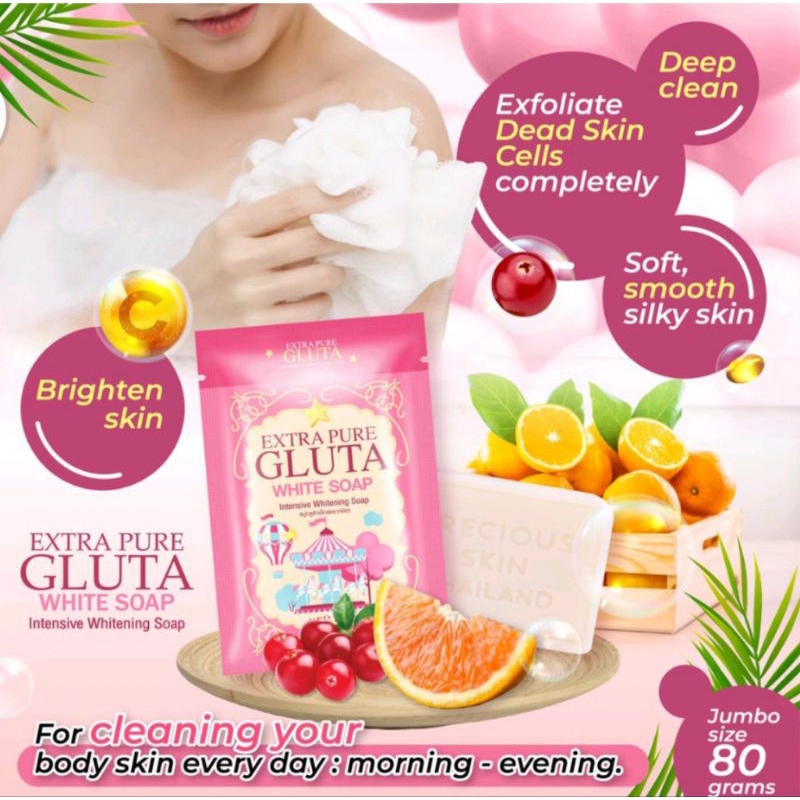 Precious Skin Thailand Extra Pure Gluta Whitening Body &amp; Face Soap / Sabun