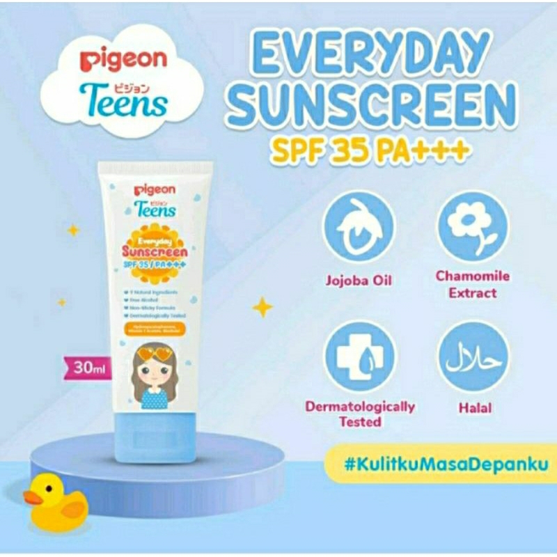 Pigeon Teens Everyday Sunscreen SPF 35/PA+++ 30ml