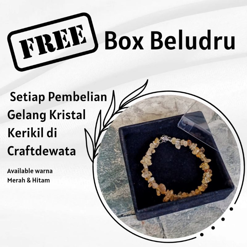 Gelang Kristal Aura Craftdewata / Gelang Kristal Energi / Gelang Energi Pasupati / Gelang Rejeki / Gelang Keberuntungan / Gelang Kewibawaan / Gelang Batu Alam