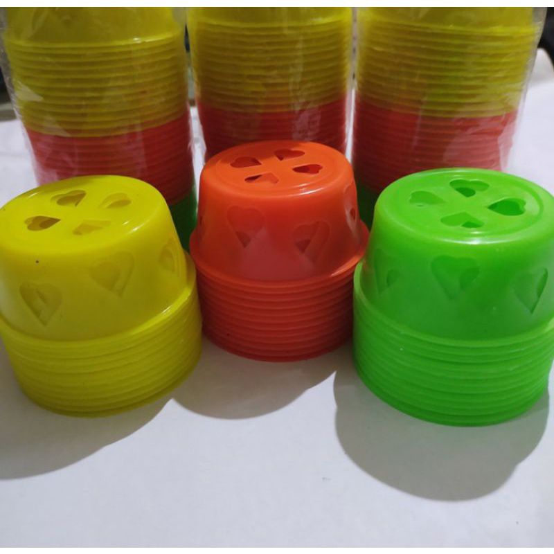 36pcs 1Slop Cetakan Bolu Kukus / Cetakan Bolu / Cetakan Plastik / putu Ayu / bolu kukus pendek / bol