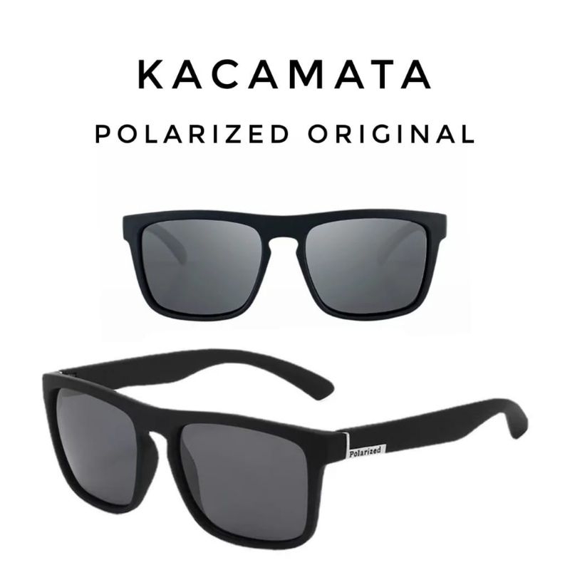 PL003 Kacamata Hitam Polarized anti UV / Kacamata Anti Silau / Kacamata Mancing