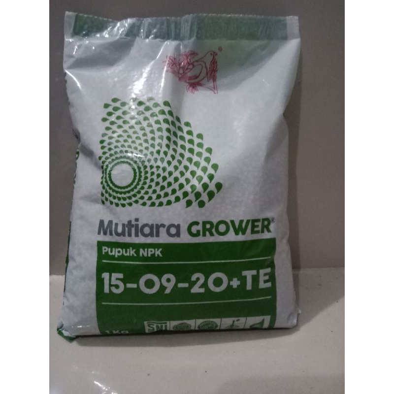 mutiara grower/npk grower/pupuk npk/repack 1kg /asli pabrik