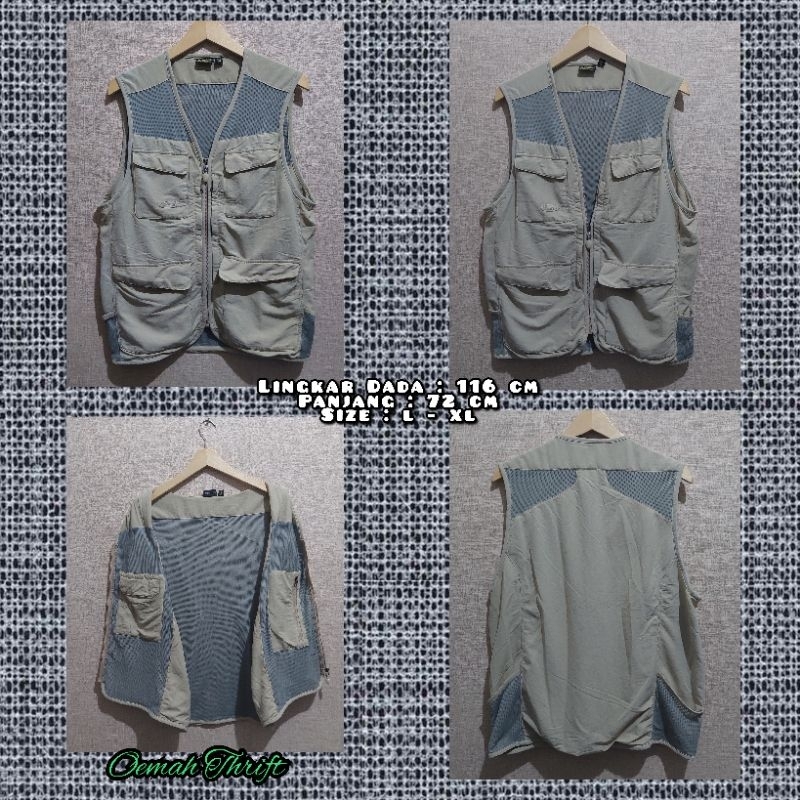 Vest/ Rompi Merk Asolo Tactical Warna Cream Second Original.