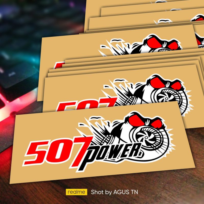 Stiker 507 Power STICKER 507 POWER STIKER CUTTING