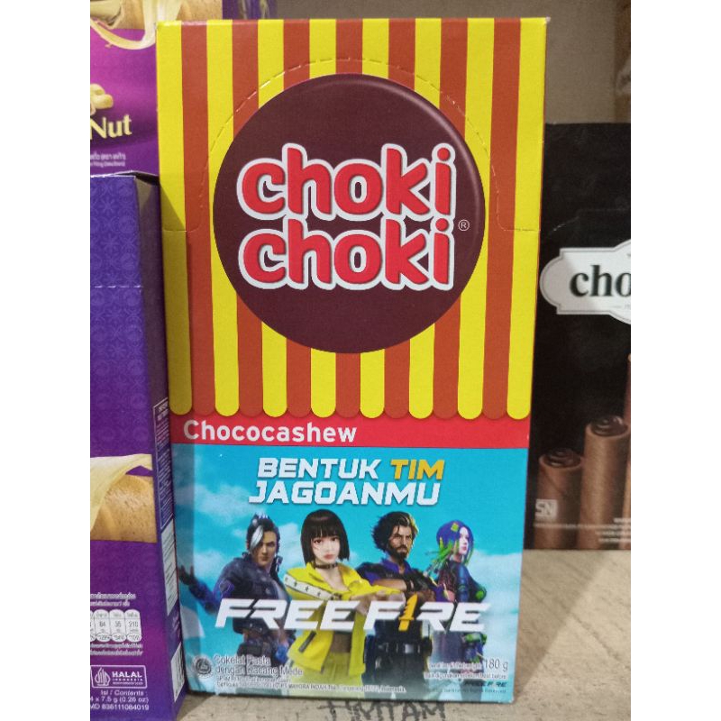 

choki choki chococashew 1box isi 20 - netto 180g