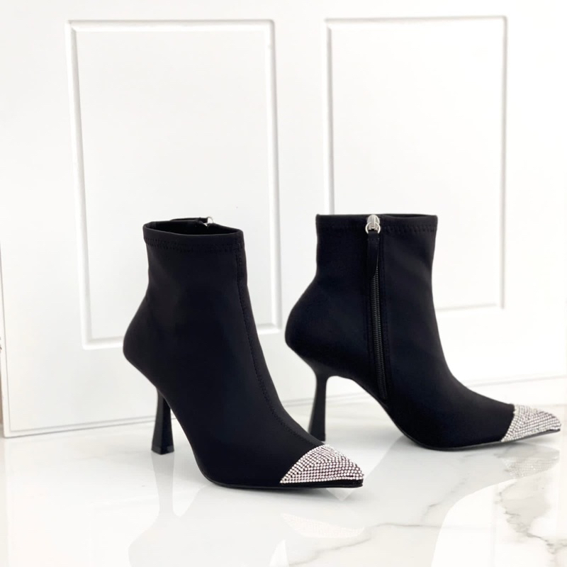 ZS892 Boots Heels Zara Sepatu Boots Wanita 8cm Winter Heels Branded