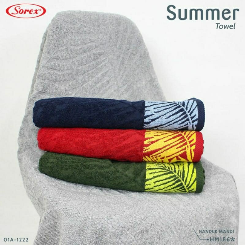 HANDUK MANDI SOREX  HM 186 COTTON MOTIF SUMMER