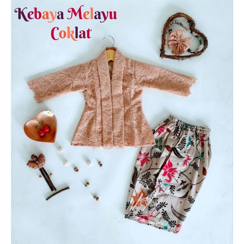 kebaya melayu anak/kebaya melayu budak/kebaya anak terbaru/kebaya anak perempuan