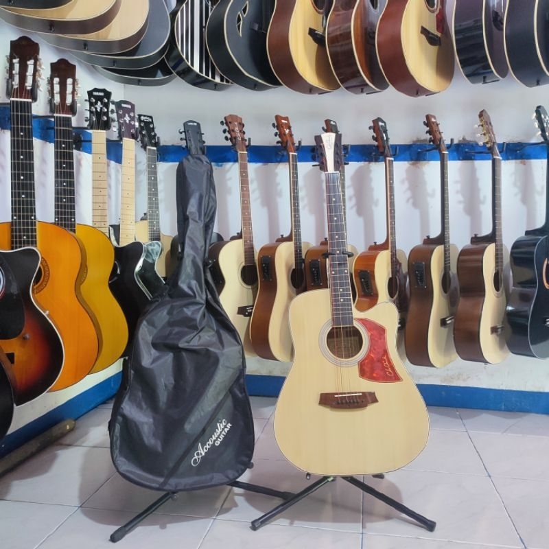 Promo gitar akustik bonus lengkap