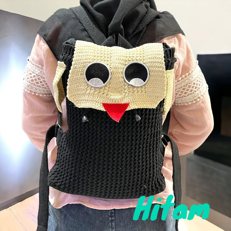 Tas Rajut Ransel OWL