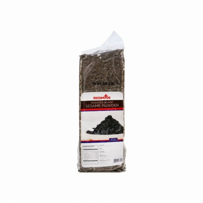 

Redman Roasted Black Sesame Powder 1 Kg Tepung Bubuk Wijen Hitam Sangrai