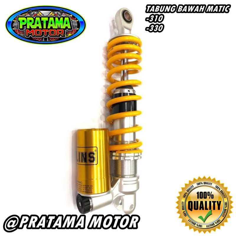 PROMO Shockbreaker Tabung Bawah 310/330mm Matic Yellow Vario Mio Beat Xeon Mio Soul Fino Genio Lexi Freego