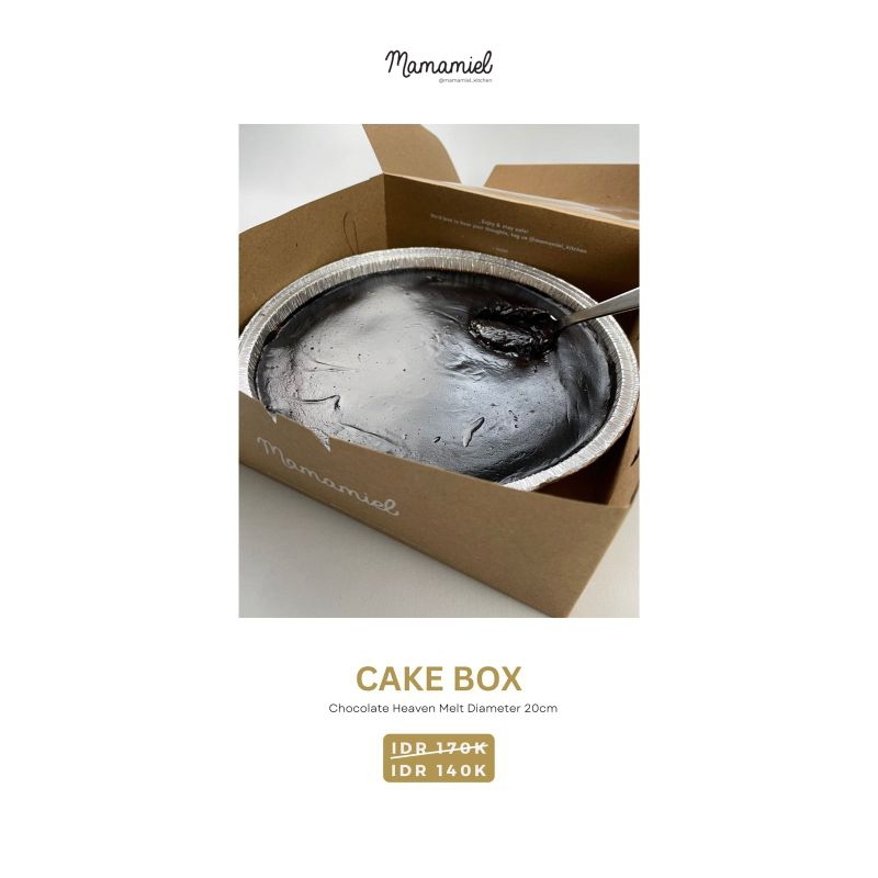 

cake box chocolate melt diameter 20