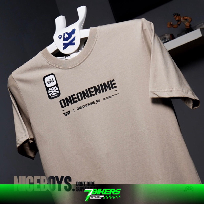 T-shirt Oneonenine.Id Nice Boys Brown