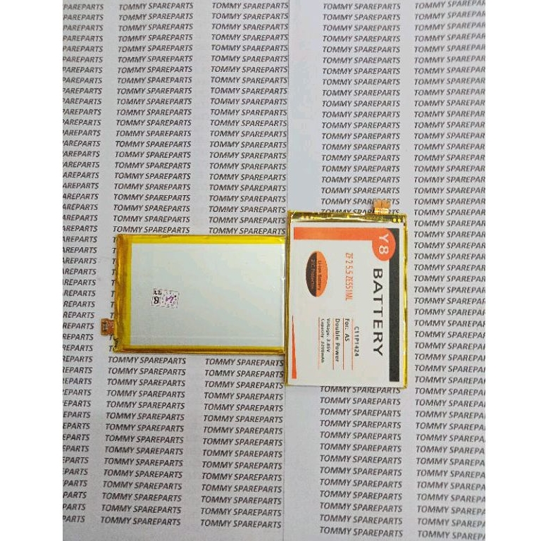 BATT BATERE BATRE BATERAI BATTERY ASUS ZENFONE 2 5.5 ZE550ML ZE551ML Z008D Z00AD Y8 DOUBLE POWER