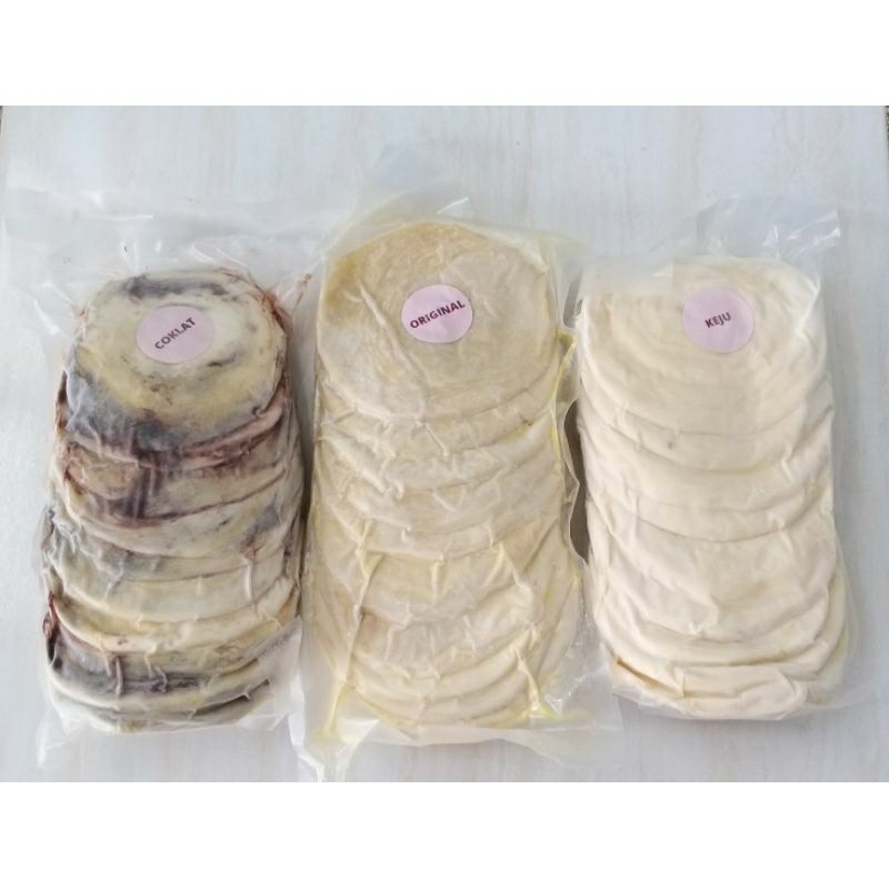 

Roti Maryam/Roti Cane/Roti Canai Keju Isi 10 pcs