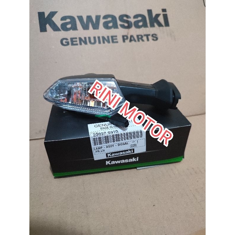 lampu sein depan kiri Z250 SL Ninja rr mono original