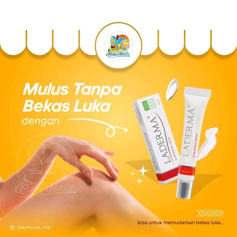 Laderma Scar Repair Cream - Krim penghilang bekas luka