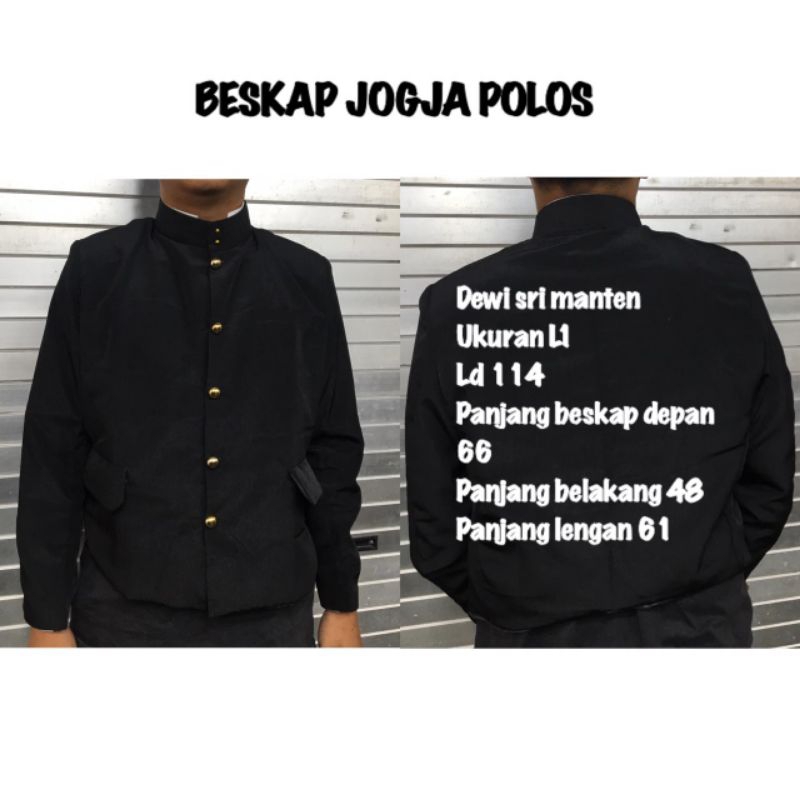 Beskap manggolo/Beskap among tamu/Baju beskap polos