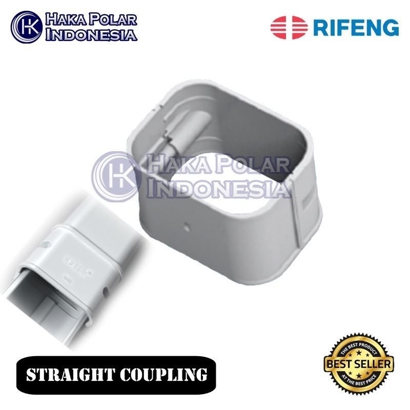 Protective Pipe AC Straight Coupling / Sambungan Ductpipe Rifeng