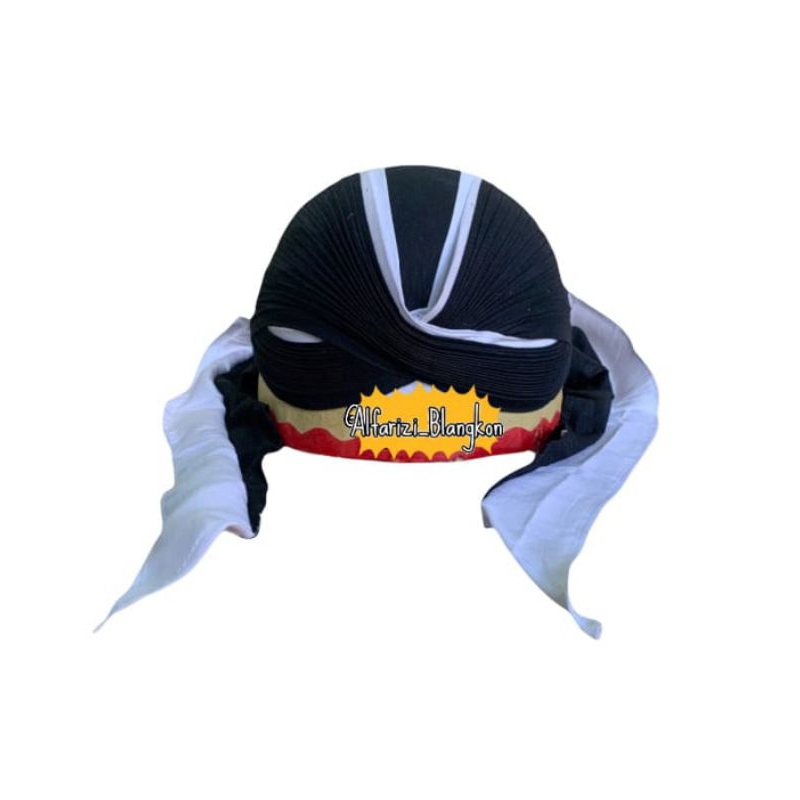 #BLANGKON JOGJA LIPAT SLIWIR HITAM LIST PUTIH