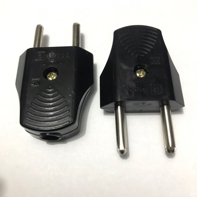 Steker Hitam Broco / Colokan Kabel Listrik Broco