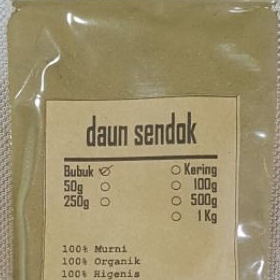 

TERBAIK BUBUK DAUN SENDOKAN HERBAL 250 GRAM