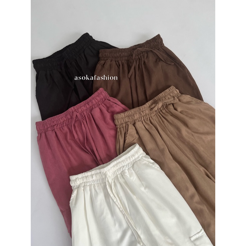 ASOKA Marion Pants Corduroy 1990 - Jogger Cargo pants - Celana Wanita Gorpcore unisex