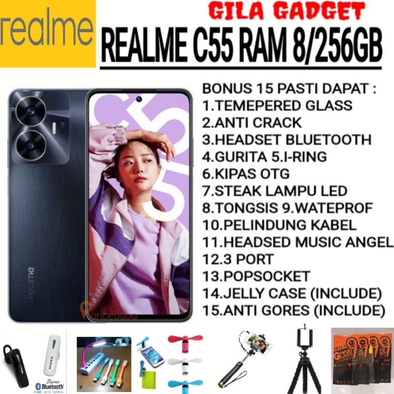 REALME C55 RAM 8/256GB GARANSI RESMI