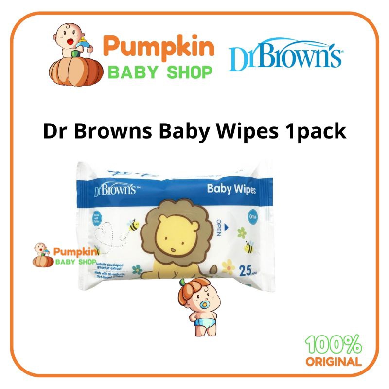 Dr Browns Baby Wipes 1pack / Tisu Basah Dr BrownS