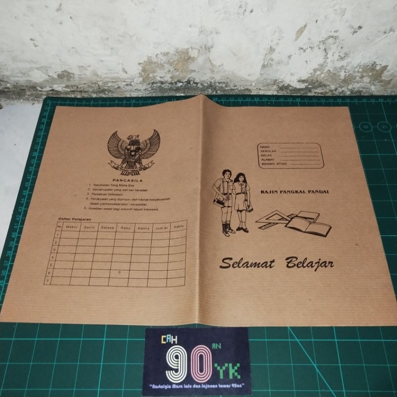 

SAMAK Kertas Coklat JADUL Sekolah Sampul Legend Anak 90an MURAH