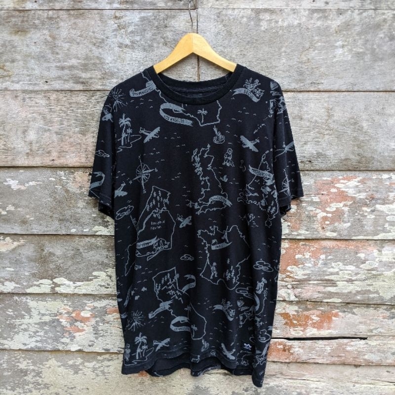 kaos stussy second bekas vintage murah kaos art rare streetwear aop