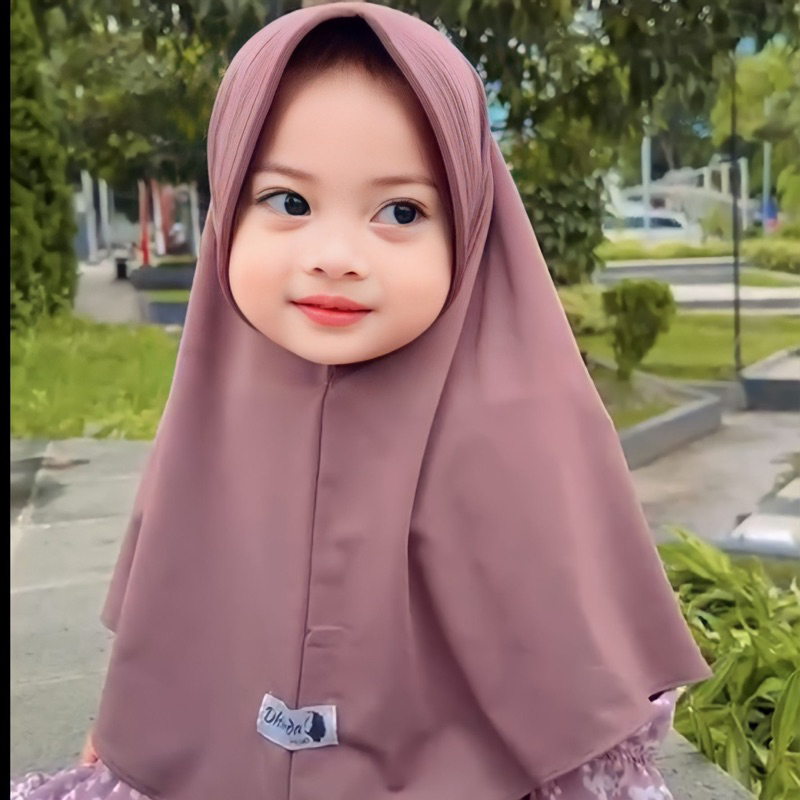 Dhinda Hijab - Bergo Anak Shireen Size Xs (Jersey Ity terbaik ) Jilbab Anak terlucu