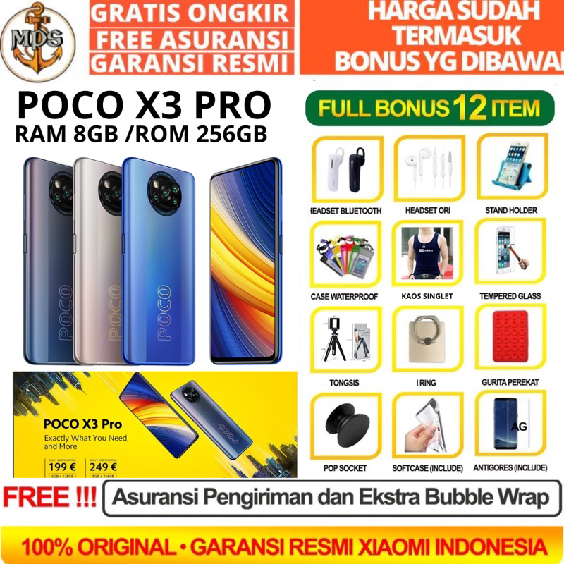 XIAOMI POCO X3 PRO  8/256 & 6/128 GARANSI RESMI NEW
