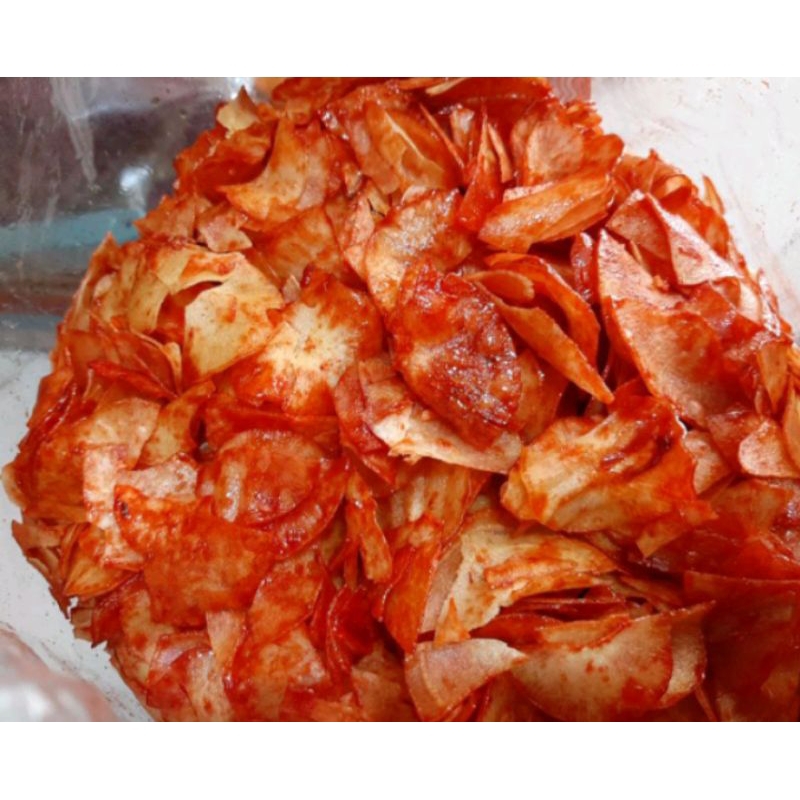 

KERIPIK SINGKONG BALADO LENGKET PEDAS MANIS BERAT 1 KG