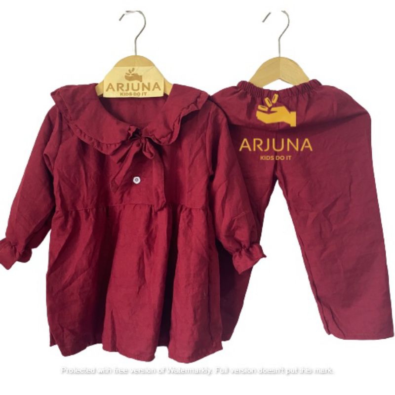 ONE SET CRINKLE ZAVINA HARUKA // ONE SET CRINKLE ANAK PEREMPUAN